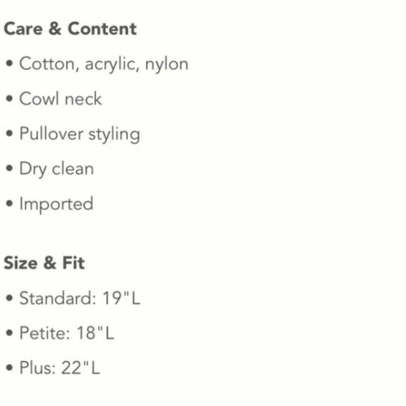 NWT Anthropologie Dolan Left Coast Black Cowl Neck Pullover Sweater 3X Gift - Picture 10 of 12